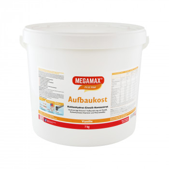 MEGAMAX Aufbaukost Vanille Pulver