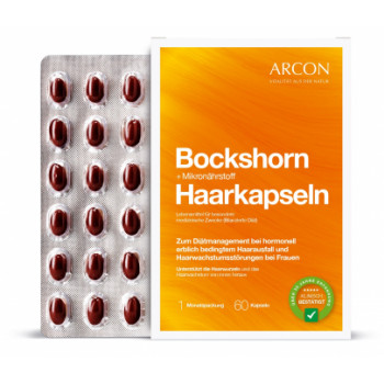 BOCKSHORN+Mikronährstoff Haarkapseln Tisane plus
