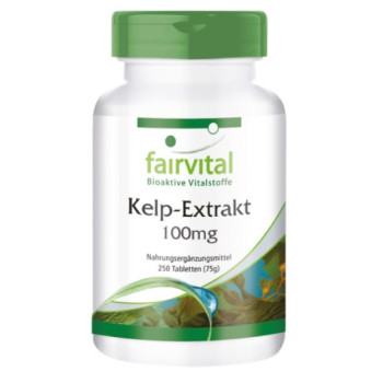 FAIRVITAL Kelp-Extrakt 100mg