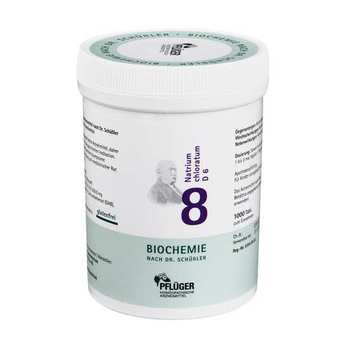 BIOCHEMIE Pflüger 8 Natrium chloratum D 6 Tabl.