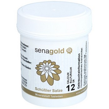 Schüssler Salz Nr. 12 Calcium sulfuricum D 6 (BIOCHEMIE Senagold) Tabl.