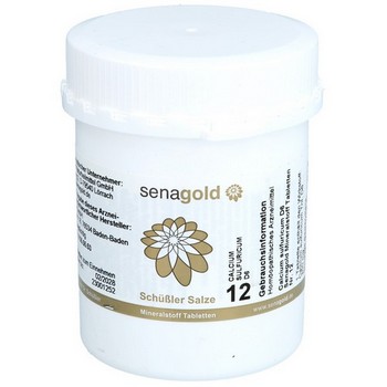 Schüssler Salz Nr. 12 Calcium sulfuricum D 6 (BIOCHEMIE Senagold) Tabl.