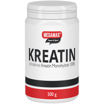 KREATIN MONOHYDRAT 100% Megamax Pulver