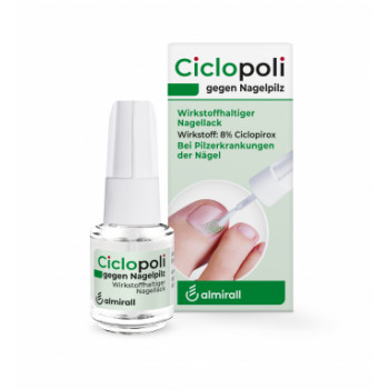 CICLOPOLI gegen Nagelpilz wirkstoffhalt.Nagellack