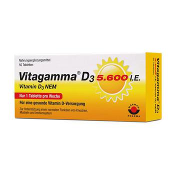 VITAGAMMA D3 5.600 I.E. Vitamin D3 NEM Tabletten