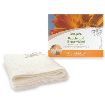 BAUCH- UND Brustwickel Gr.2 Kind Woll-fühl Wickel
