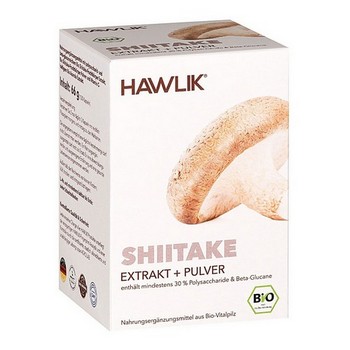 BIO SHIITAKE Extrakt+Pulver Kapseln