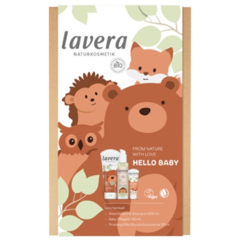 LAVERA Geschenkset Baby&Kinder Waschlot.&Pflegeöl