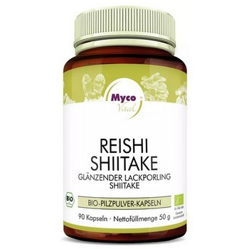 REISHI SHIITAKE Bio Pilzpulver-Kapseln