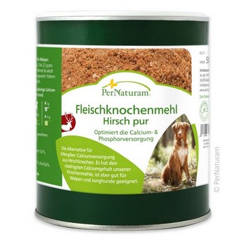 PerNaturam Fleischknochenmehl Hirsch pur