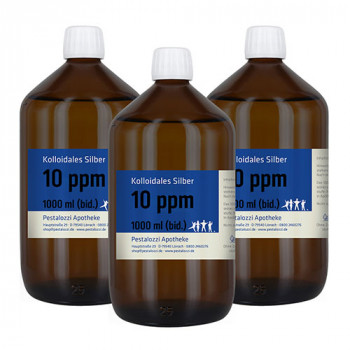 Kolloidales Silber bidest. (Silberwasser) 10 ppm